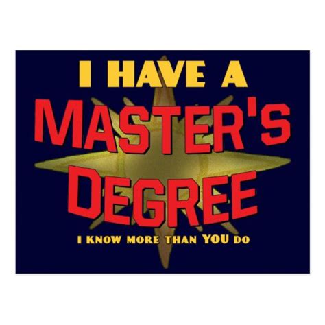 The terms "master's degree" and "bachelor's degree" are written in lowercase and with an apostrophe before s. For example: I have a master's degree. When referring to a degree …. I have a master